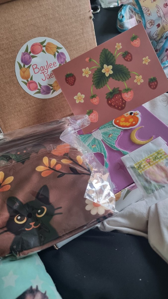 bambi1498's tweet photo. @Baylee_Jae I swear since changing to Canada Post from chit chats, shipping it so much quicker! 
Was estimated 25th but came today after 6 days! Now I have all the sketchbooks made so far 🥰😍 https://t.co/82fJ5IQEF4