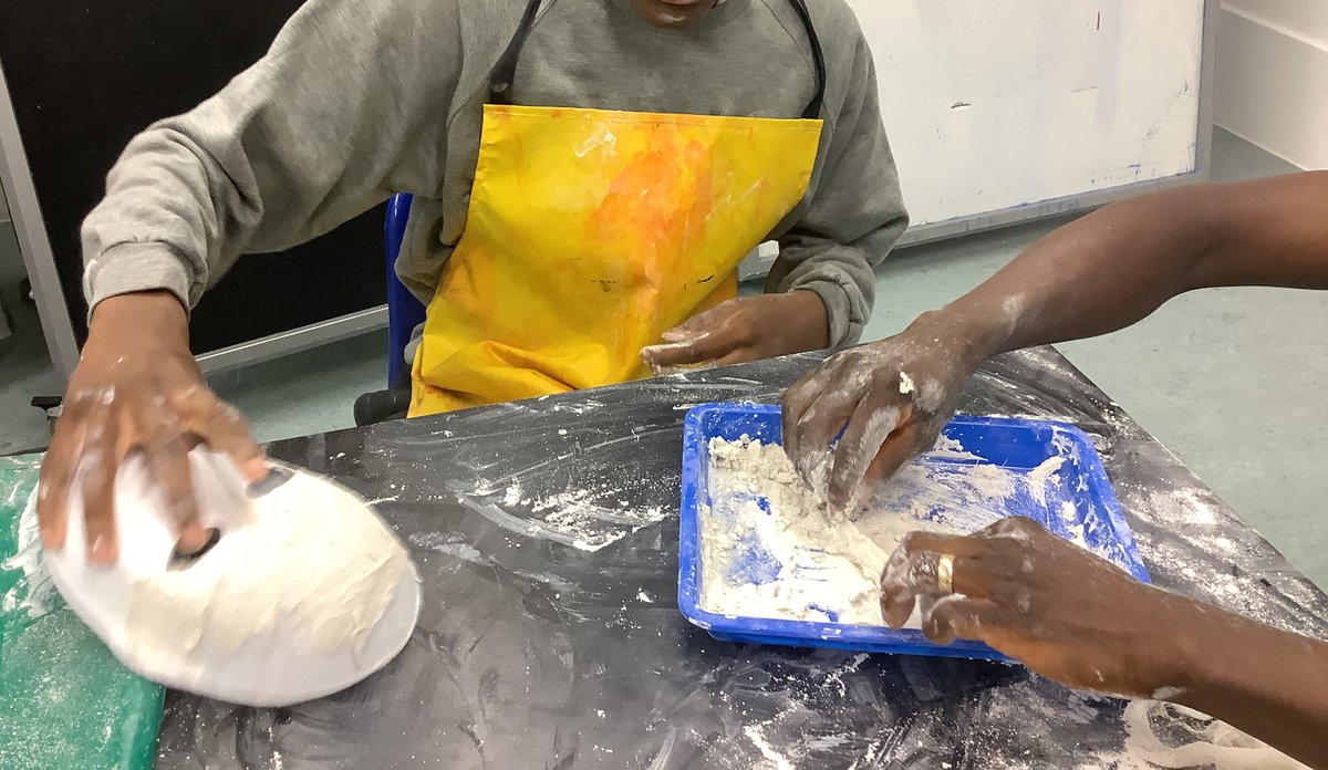 Tuke School (@tukeschool) on Twitter photo Oh the joys of #Modroc ! We have been using it to cover masks in preparation for our big #artsaward <a href="/ArtsAward/">Arts Award</a> exhibition . We found it very calming to cut the strips, dip them in water and then smooth them down onto the masks. What art activities help you relax? Oh the joys of #Modroc ! We have been using it to cover masks in preparation for our big #artsaward <a href="/ArtsAward/">Arts Award</a> exhibition . We found it very calming to cut the strips, dip them in water and then smooth them down onto the masks. What art activities help you relax?