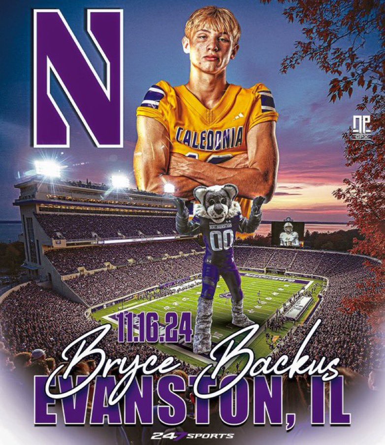 BryceBackus42's tweet photo. Looking forward to checking out @NUFBFamily this weekend at Wrigley Field! @CoachLujan @PetersNUFB @HarlonBarnett @Ean_Deno @Smith_D55 @LukeWalerius_ @NUFBRecruiting @JoeMento @mfarrellsports @QBHitList @PlayBookAthlete @TheUCReport @AllenTrieu @coachschuman @KevinMoses38 @GunslingerBuzz @NU_Sports @WildcatReport @ThomasGorski33 @TylerEliteQb1 @breds_perform @ContactsCollege
