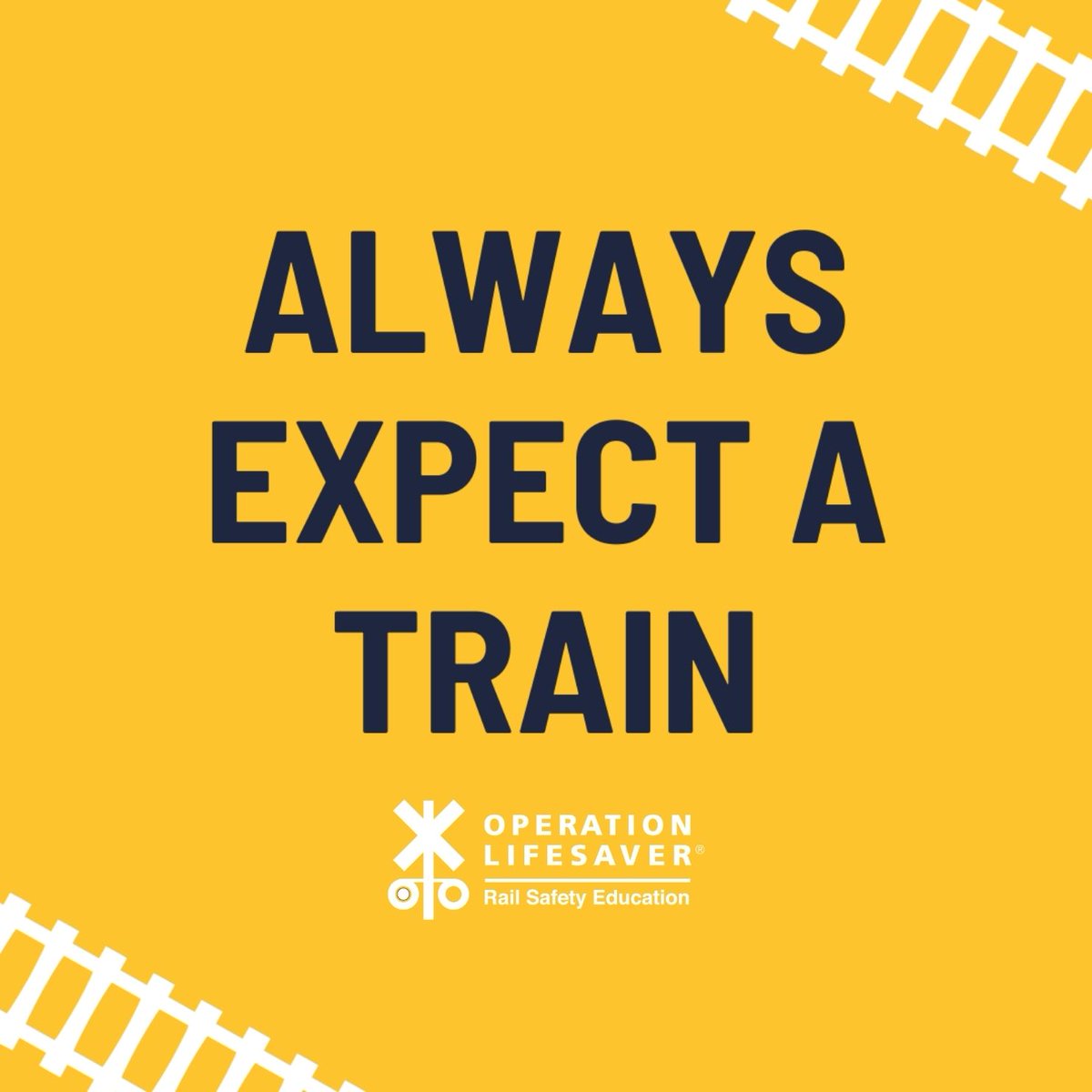 olinational's tweet image. Trains can come on any track, at any time, in either direction. Always assume a railroad track is active and ALWAYS expect a train.

#SeeTracksThinkTrain
#RailSafetyEducation