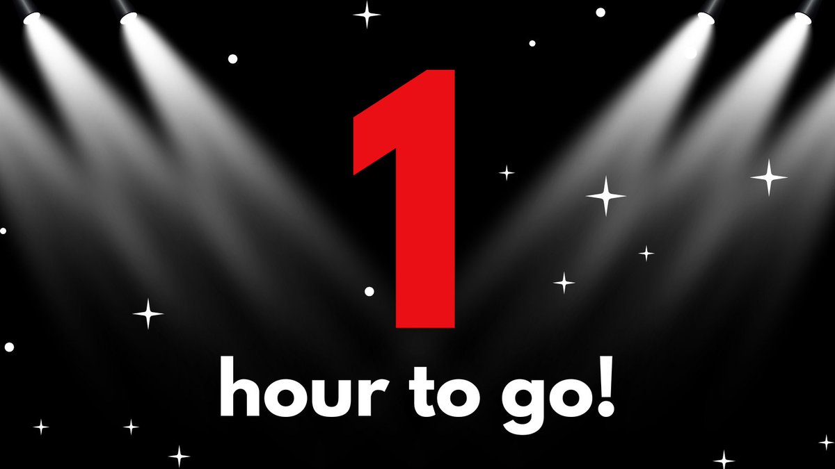 IT’S THE FINAL COUNTDOWN 😍

Doors open in one hour!! ♥️⏰🤩