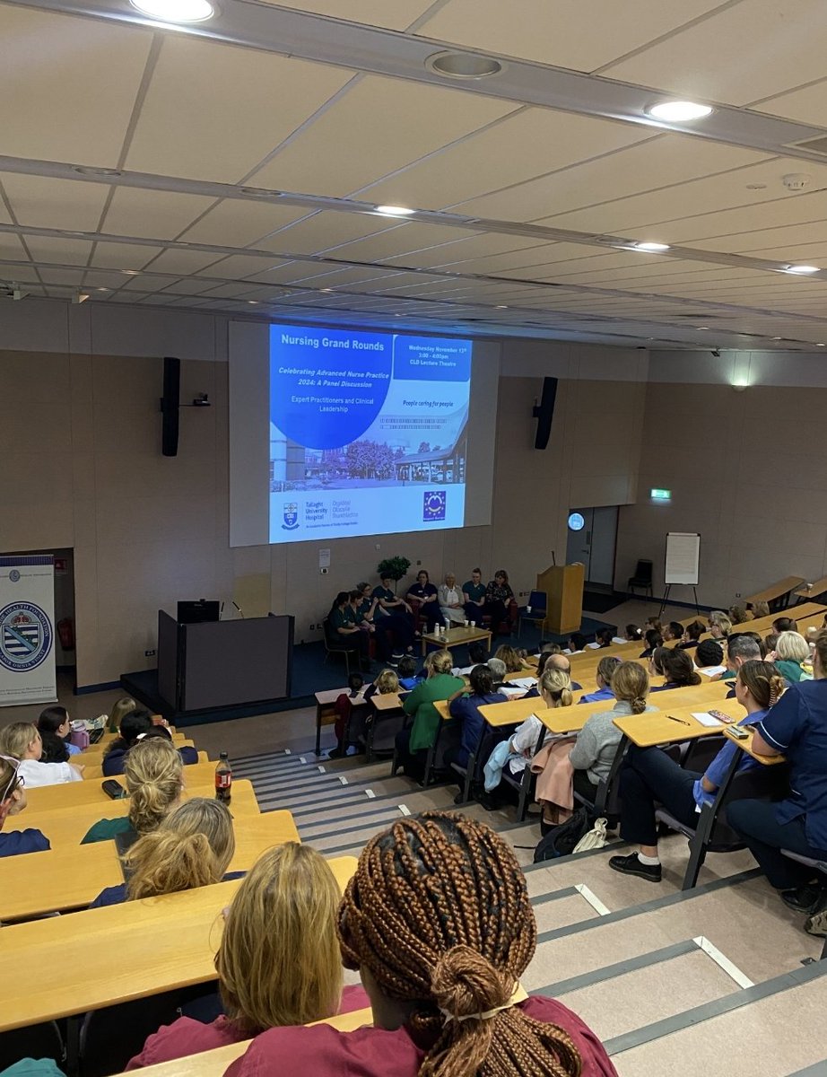 Delighted to be here in Tallaght University Hospital at Nursing Grand Rounds celebrating ANP week.