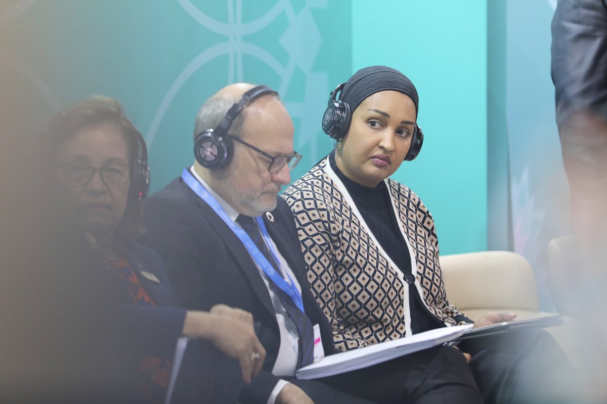 Khadija Mohamed Al-Makhzoumi (@khadijamakhzumi) on Twitter photo Today, I had the privilege of speaking at the <a href="/GCAdaptation/">Global Center on Adaptation</a> Leaders' Event, where I shared our country's deep commitment to locally led adaptation in the face of relentless climate challenges.
In Somalia, where our communities face constant droughts and devastating floods, Today, I had the privilege of speaking at the <a href="/GCAdaptation/">Global Center on Adaptation</a> Leaders' Event, where I shared our country's deep commitment to locally led adaptation in the face of relentless climate challenges.
In Somalia, where our communities face constant droughts and devastating floods,