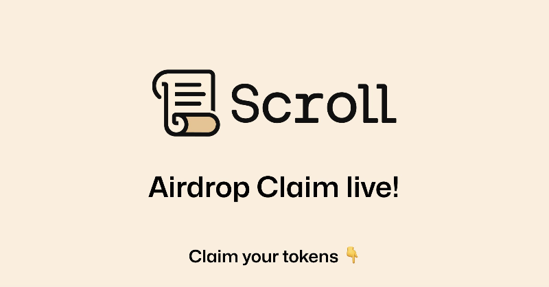 AlwaysInyange's tweet photo. We partnered up with @Scroll_ZKP

To announce Scroll's ongoing SCR #drop 🪂

This SCR #drop is a celebration of the collective efforts and contributions that have driven Scroll’s success so far.