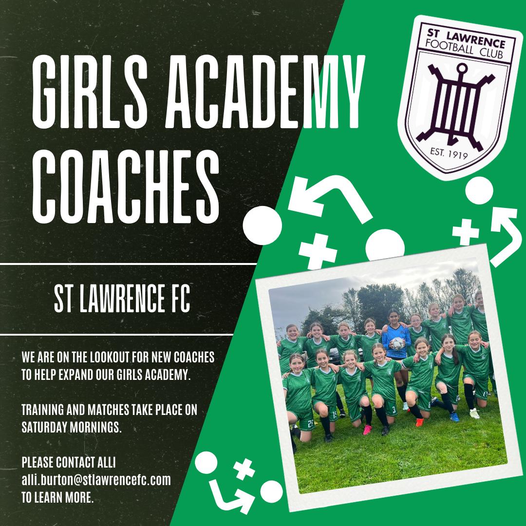 Please see below amazing opportunity to help support the growth in our local female game ⚽️👇