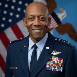 This is General Charles Q. Brown, the Chairman of the Joint Chiefs of Staff. In 68 days, he will become the most important man in America: tasked with safeguarding our military from Donald Trump’s worst instincts.

RETWEET to thank General Brown for his service to our nation!