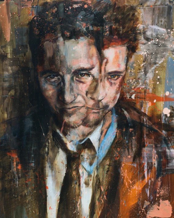 #WyrdWednesday
"If I could wake up in a different place, at a different time, could I wake up as a different person?"

Chuck Palahniuk
 Fight Club
Artist RyanMoonPaints