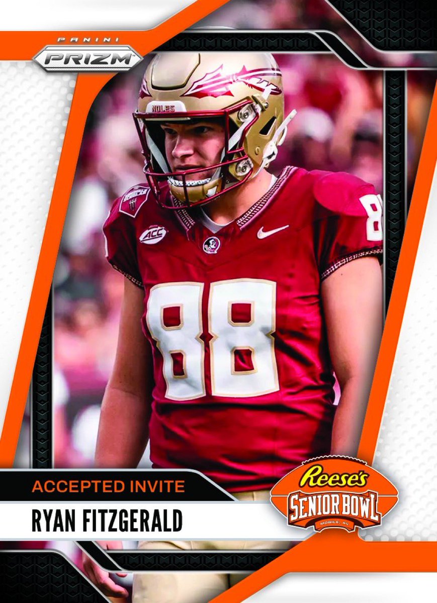 CentralNorvell's tweet photo. UPDATE: Florida State kicker Ryan Fitzgerald has accepted an invite to the 2025 Reese’s Senior Bowl.
I am so happy for Fitzgerald. He has done a fantastic job during the 2023 and 2024 seasons. 🔥🍢 #GoNoles #NoleFamily #fsufootball #ryanfitzgerald #seniorbowl #explorepage https://t.co/jliwqJyVd6