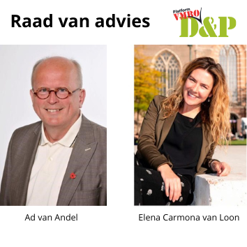 Afgelopen maandag nam het Platform D&amp;P in de RvA-vergadering afscheid van Ad van Andel. Zijn plaats wordt ingenomen door Elena Carmona van Loon.    Ad: het gaat je goed! Elena: van harte welkom!