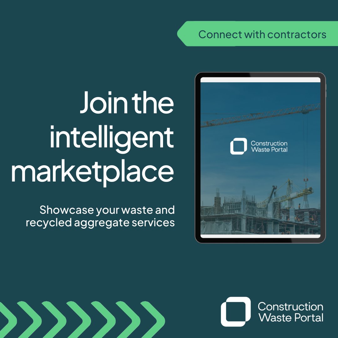 ConWastePortal's tweet image. Resource management companies! Join the intelligent marketplace and advertise your services to contractors looking for the best available waste management services: eu1.hubs.ly/H0dzWR00

#ConstructionWasteManagement #ConstructionSoftware #Construction