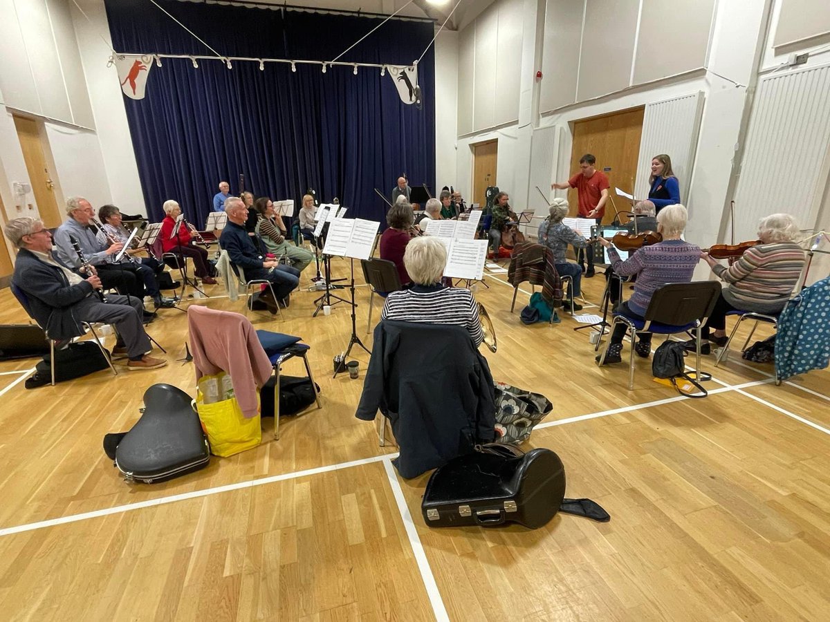 cobweborchestra's tweet photo. We had the most amazing afternoon with @DaviesJoeRobert and Lucy Britton last Sunday! What a treat it was to work with a wonderful singer, new to Cobwebs, and to be conducted by Joe, whom we’ve worked with many times over the years. 🎶 https://t.co/F2Wopl2C7m