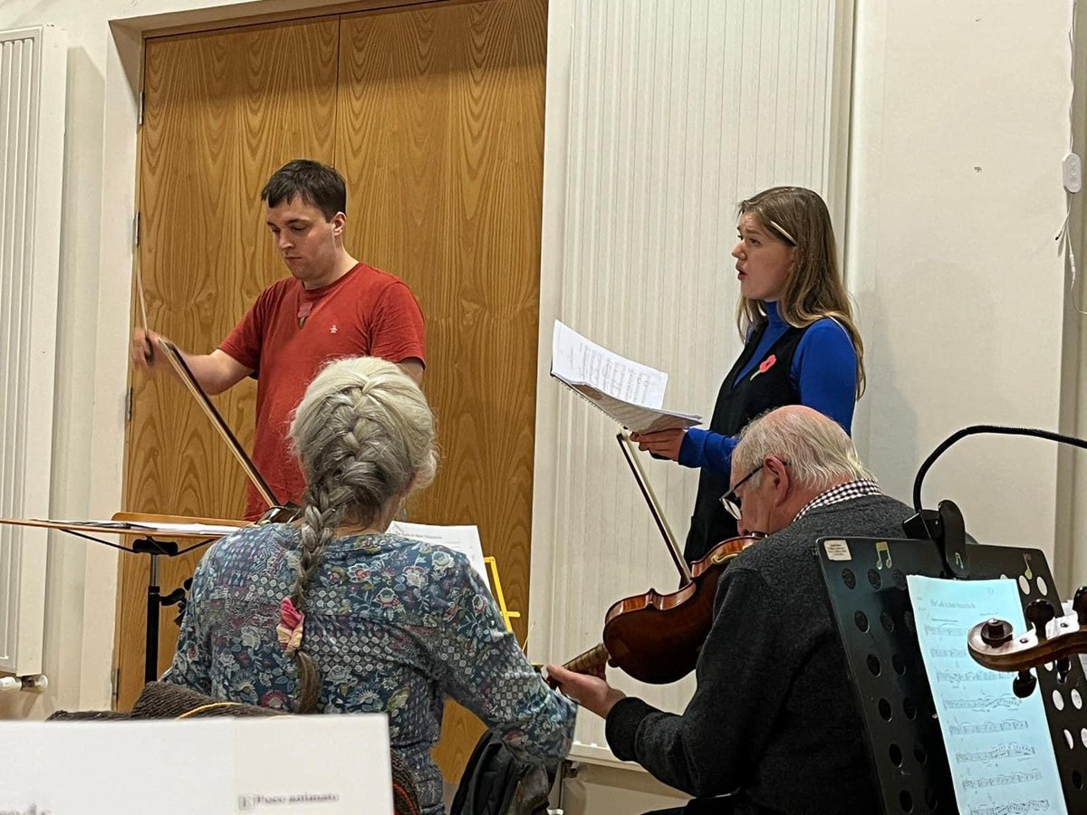 cobweborchestra's tweet photo. We had the most amazing afternoon with @DaviesJoeRobert and Lucy Britton last Sunday! What a treat it was to work with a wonderful singer, new to Cobwebs, and to be conducted by Joe, whom we’ve worked with many times over the years. 🎶 https://t.co/F2Wopl2C7m