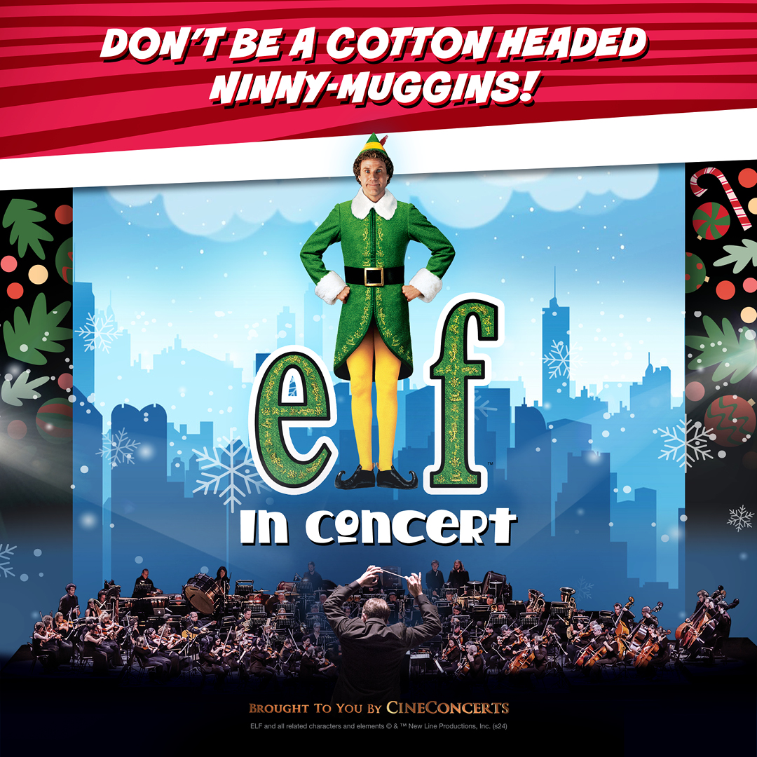 DrPhillipsCtr's tweet photo. Concert tickets make great giftsπ
What better way to spend the holidays than at ELF in Concert in Walt Disney Theater on November 29?
π: https://t.co/iG8FmaDhY5
#ElfInConcert https://t.co/sEJUqJ2O0I