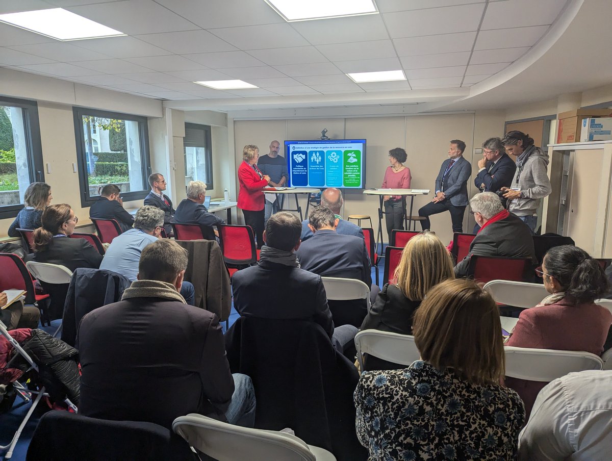 The water observatory of the #Assisesdf24 host <a href="/Maine_et_Loire/">Département Maine-et-Loire</a> : an innovative tool to streamline water use management by Local Intermediate Authorities through the adoption of data-based local policies and the involvement of all the local stakeholders. 
eau.maine-et-loire.fr/surveiller-et-…