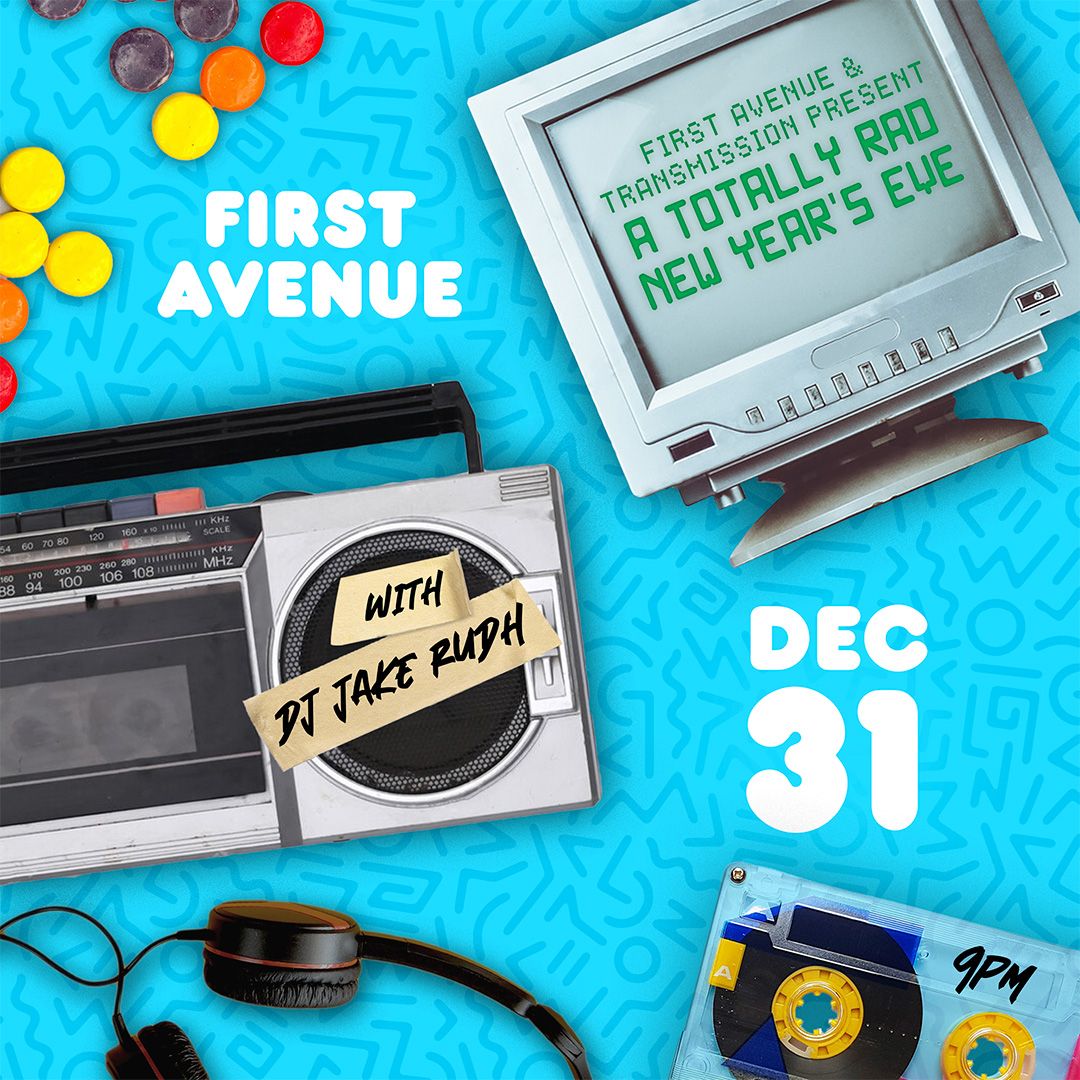 First Avenue (@firstavenue) on Twitter photo Just Announced: A Totally Rad New Year’s Eve with <a href="/JakeRudh/">Jake (the 80s & 90s never ended in my world) Rudh</a> at First Avenue on December 31, presented by First Avenue & Transmission.
$15 tix go on sale Friday → firstavenue.me/40H5upv Just Announced: A Totally Rad New Year’s Eve with <a href="/JakeRudh/">Jake (the 80s & 90s never ended in my world) Rudh</a> at First Avenue on December 31, presented by First Avenue & Transmission.
$15 tix go on sale Friday → firstavenue.me/40H5upv
