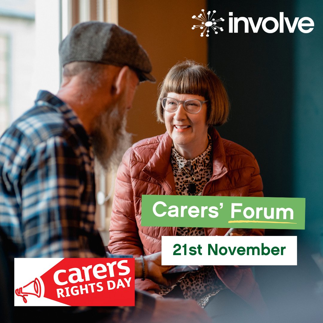 Involve Kent (@involvekent) on Twitter photo We'll be celebrating Carers Rights Day on Thursday 21st November at our free Carer's Forum! Join us in Ditton from 10:30 to 1:30pm with a delicious lunch included. If you care for a family member or friend email hello@involvekent.org.uk or call 03000 810005. We'll be celebrating Carers Rights Day on Thursday 21st November at our free Carer's Forum! Join us in Ditton from 10:30 to 1:30pm with a delicious lunch included. If you care for a family member or friend email hello@involvekent.org.uk or call 03000 810005.