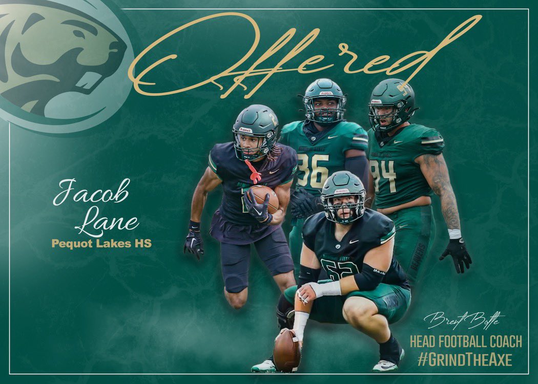 Jacob Lane (@jacoblane76) on Twitter photo Very blessed and thankful to receive an offer from BSU! Thank you for the opportunity <a href="/CoachNDavisOL/">Neal Davis</a> and <a href="/CoachBolte/">Brent Bolte</a>! Very blessed and thankful to receive an offer from BSU! Thank you for the opportunity <a href="/CoachNDavisOL/">Neal Davis</a> and <a href="/CoachBolte/">Brent Bolte</a>!