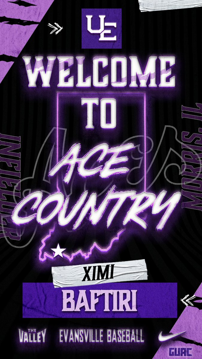 Evansville Purple Aces Baseball (@ueathleticsbase) on Twitter photo Join us in welcoming infielder Ximi Baftiri to the 2025 recruiting class!
#GUAC x #ForTheAces <a href="/ximibaftiri27/">Ximi Baftiri🇦🇱</a> Join us in welcoming infielder Ximi Baftiri to the 2025 recruiting class!
#GUAC x #ForTheAces <a href="/ximibaftiri27/">Ximi Baftiri🇦🇱</a>