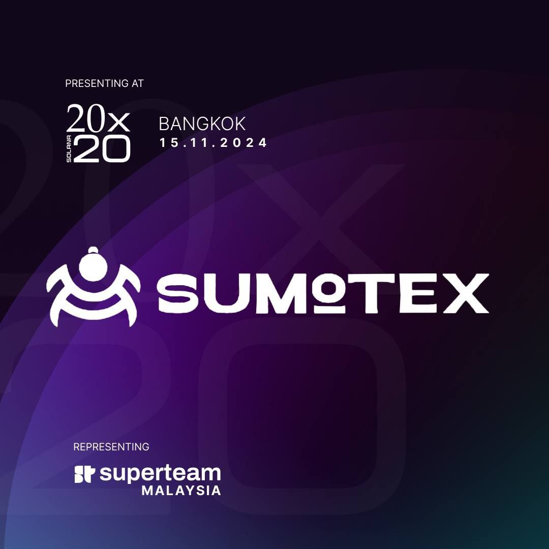 Sumotex ๐ฆ (@sumotex) on Twitter photo ๐ We're thrilled to be exclusively invited to the 20x20 event by <a href="/solana/">Solana</a> to present the future of RWA and how our oracle can solve it! ๐ฒ๐พ Excited to connect with top innovators and thought leaders, share insights, and drive the future of Web3 <a href="/SuperteamMY/">Superteam Malaysia</a> <a href="/SuperteamUK/">Superteam UK</a> . ๐ ๐ We're thrilled to be exclusively invited to the 20x20 event by <a href="/solana/">Solana</a> to present the future of RWA and how our oracle can solve it! ๐ฒ๐พ Excited to connect with top innovators and thought leaders, share insights, and drive the future of Web3 <a href="/SuperteamMY/">Superteam Malaysia</a> <a href="/SuperteamUK/">Superteam UK</a> . ๐
