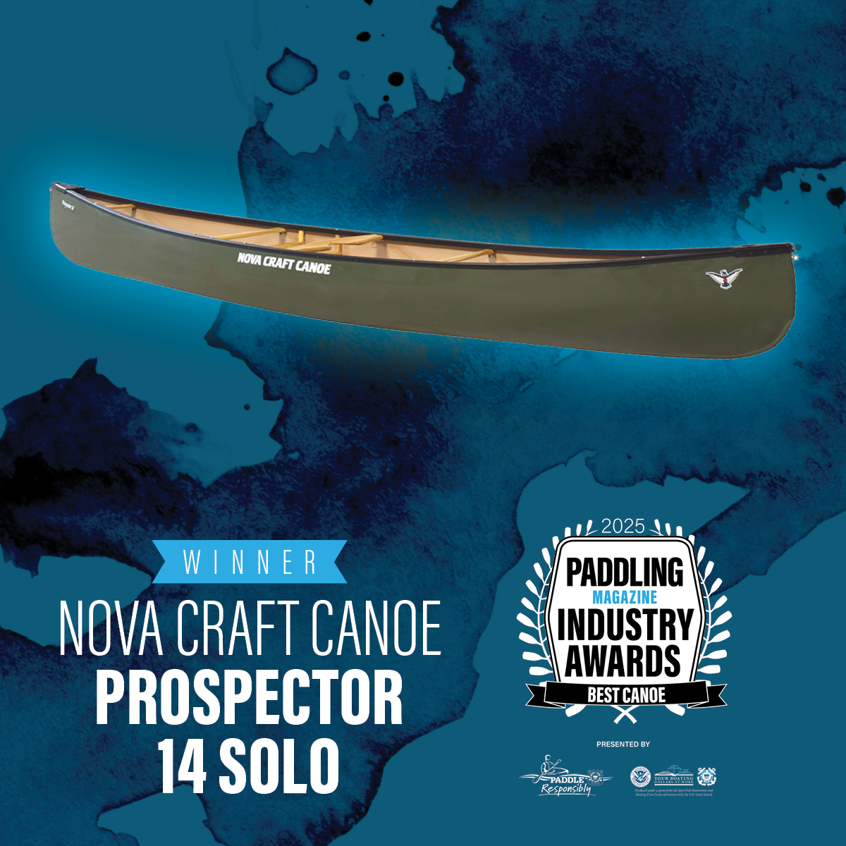 Exciting news! Our P14 Solo was voted 2024's Best New Canoe <a href="/paddlingmag/">Paddling Magazine</a> - thanks to all who cast their vote!