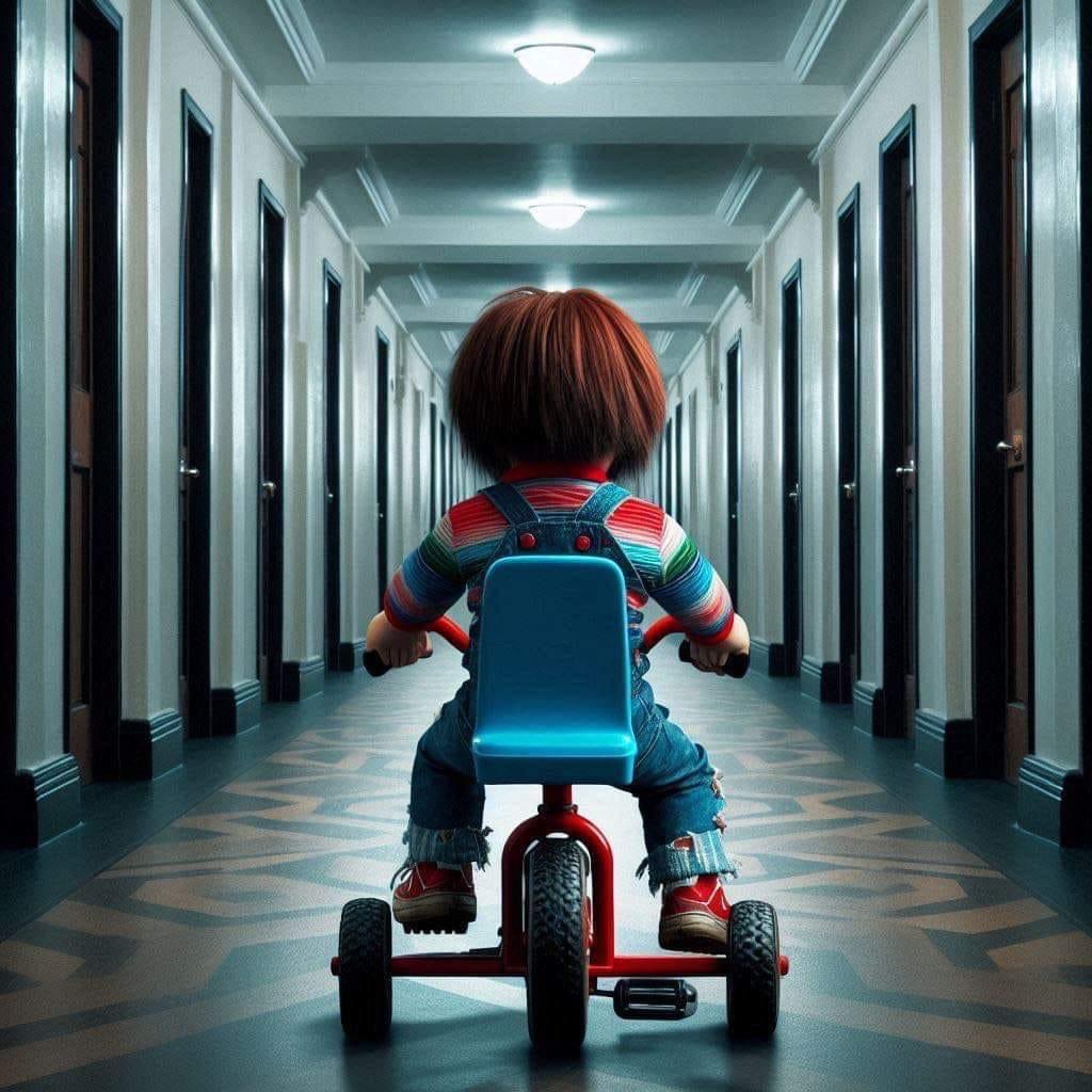 Chucky_Tribute's tweet photo. the shining. remix🔥🩸
#chucky 
#Chucky2024 
#HorrorCommunity 
#Horror_Is_Real 
#HorrorAI 
#horrortv 
#horrorfilm 
#horrorartist https://t.co/ttYpkHGGnK