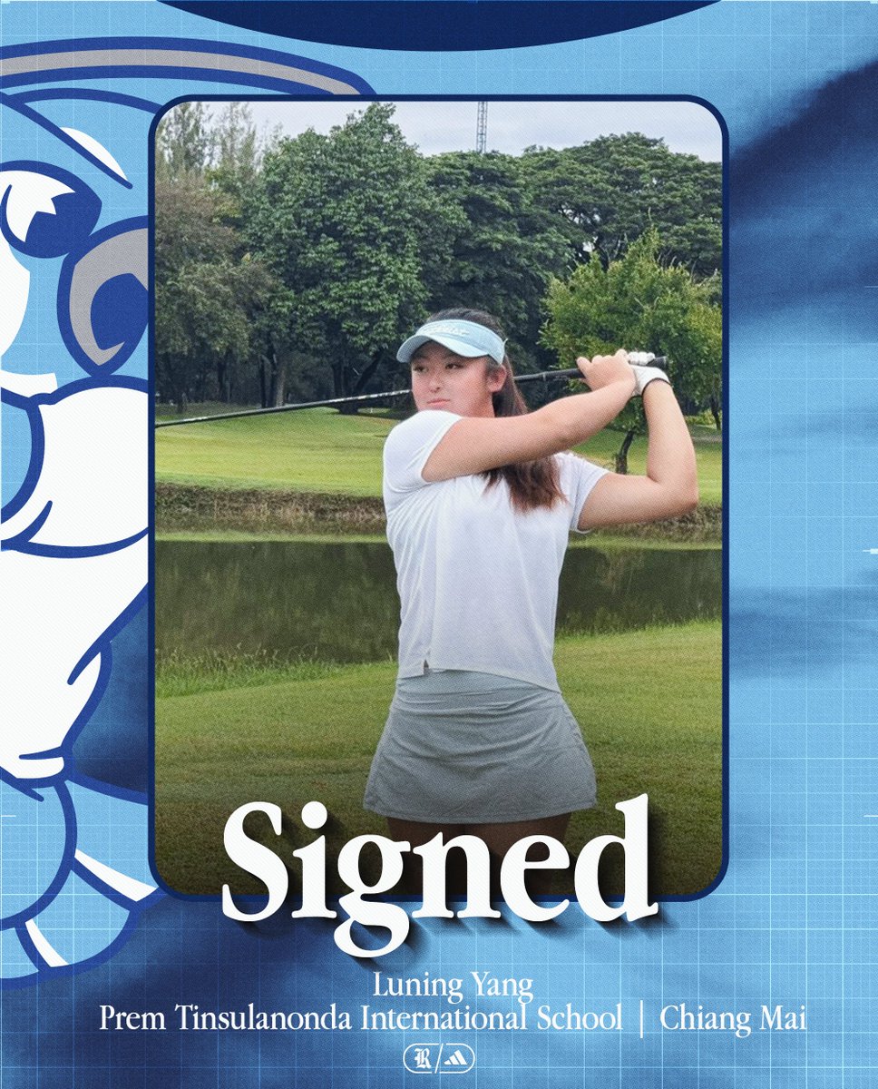 RiceWGolf's tweet image. Welcome to South Main, our first-ever signee, Luning Yang!
🔘Chiang Mai
🔘Prem Tinsulanonda International School
#GoOwls👐