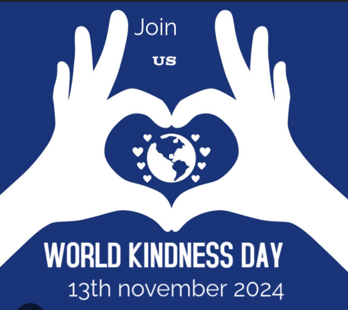 💙Happy World Kindness Day! 💙
 
Today, let’s take a moment to spread kindness wherever we go. Whether it’s a smile, a kind word, or a small act of generosity, every gesture counts in making the world a brighter place. ✨
 
#WorldKindnessDay #BeKind #SpreadLove  #PositiveVibes