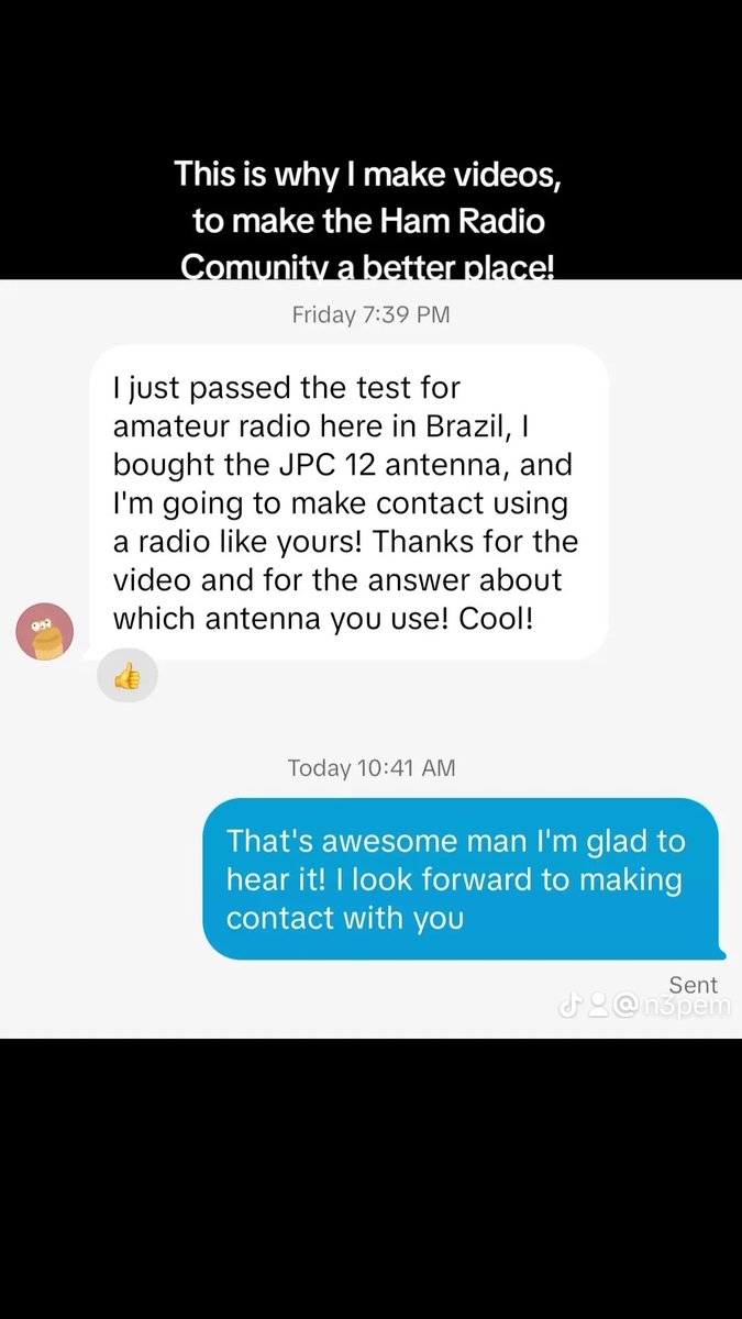 HamRadioHobby's tweet photo. My favorite part of making videos is knowing I actually help some people with the great #hamradio hobby! https://t.co/rHUpmSW3H2
