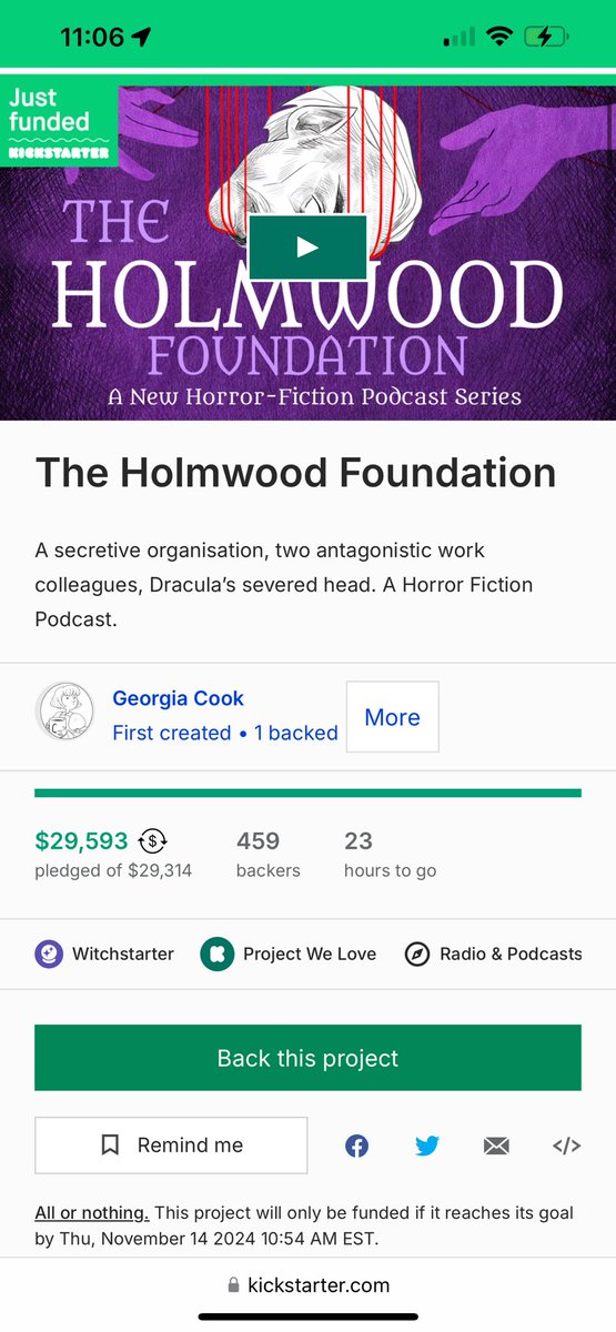 Ivy Hanover (@protagonistivy) on Twitter photo One day left to support <a href="/TheHolmwoodFnd/">The Holmwood Foundation</a> ! Plenty of fun extras await at many different tiers of backing. Don’t miss your chance to get them!
kickstarter.com/projects/georg… One day left to support <a href="/TheHolmwoodFnd/">The Holmwood Foundation</a> ! Plenty of fun extras await at many different tiers of backing. Don’t miss your chance to get them!
kickstarter.com/projects/georg…