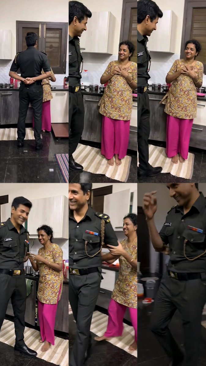 Even after having 3kids , 10+ yrs of marriage life, this man is still impressing his women 🥹🧿❤️ 
<a href="/Siva_Kartikeyan/">Sivakarthikeyan</a> #Aarthysivakarthikeyan