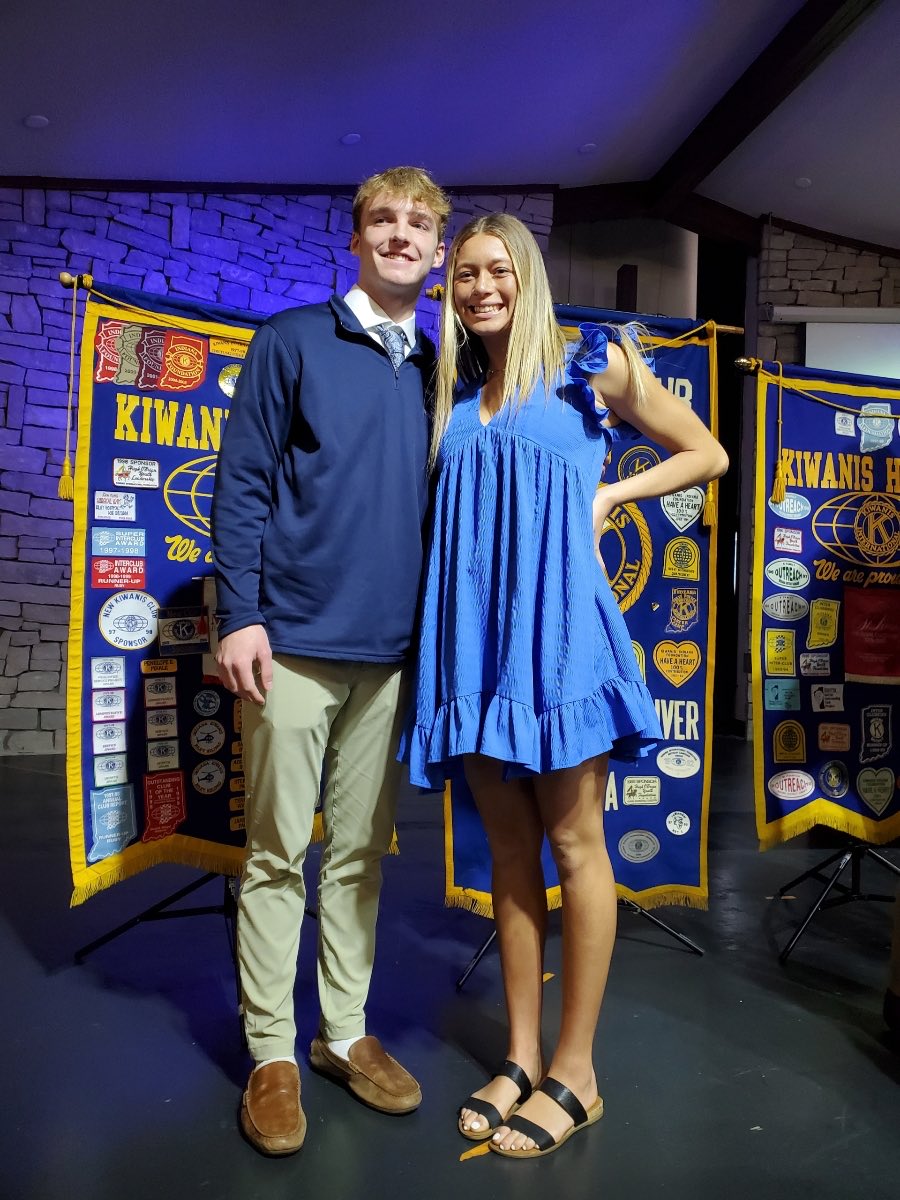 Congratulations to our soccer Kiwanis Award winners.  Faurest Craftin and Myla Browning. #FTF