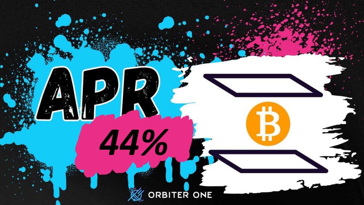 🚀 Stake smarter, earn bigger! 🚀 Unlock the power of 44% #BTC #APY with Orbiter One – your gateway to high DeFi returns! 💰 Start your journey to financial freedom today! 🌐💸 

#InvestSmart #cryptoinvesting #Earn #DeFi #PassiveIncome #EarnMore #Blockchain #Cryptocurrency #DeFi