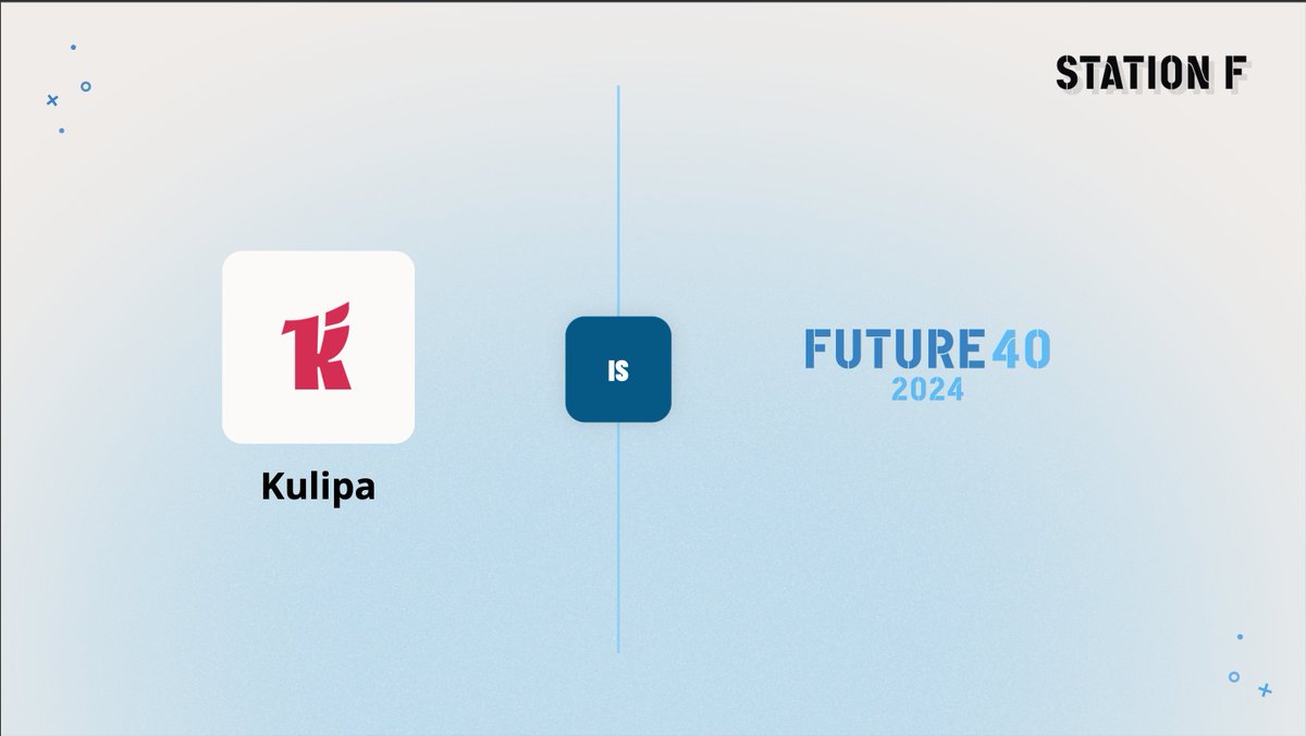 KulipaXYZ's tweet photo. 🚀 Big news! We've been selected as one of @joinstationf 's #Future40

This recognition validates our mission to bridge the gap between crypto and everyday payments. https://t.co/9CzJmTdFxK