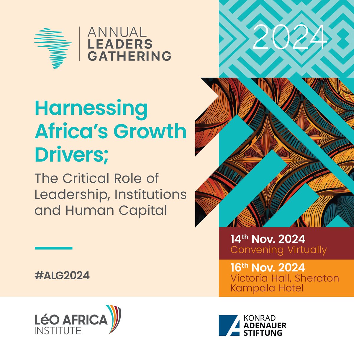 As we come closer to #ALG2024, you can still visit our website for details on the full agenda and program highlights, themes, and speakers here: alg.leoafricainstitute.org/speakers/

You can also download the full program here: alg.leoafricainstitute.org/static/ALG2024…