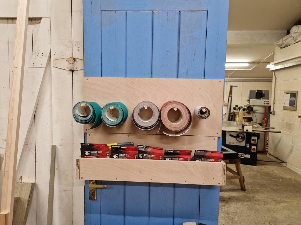 One of the tool lockers was getting a but cluttered so I created some organised storage space for the sand paper today. Nice little improvement to the workshop. #Shipwright #Boatbuilding #Joinery #Skills #Hartlepool