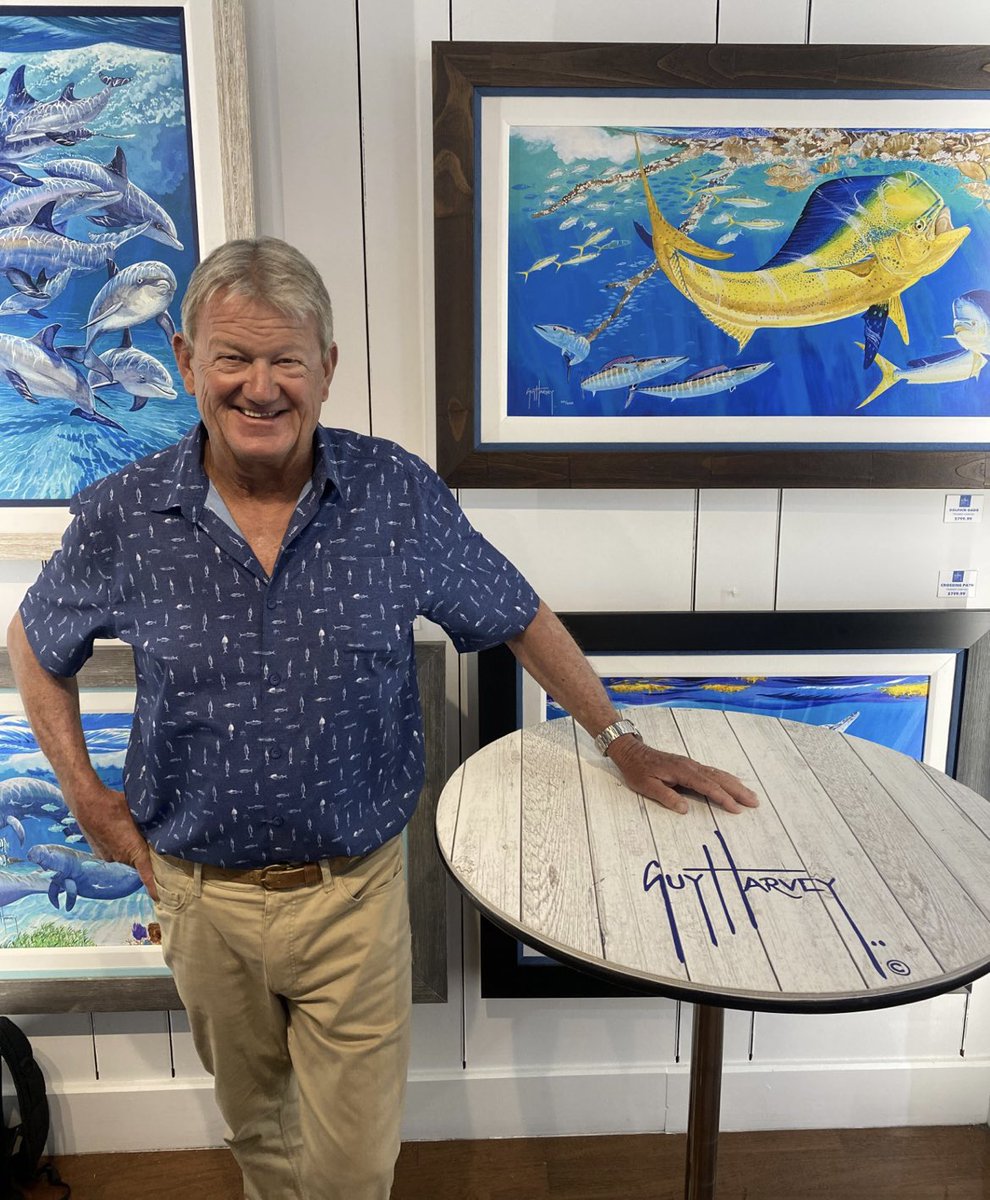THIS WEEKEND! Guy will be at <a href="/SeaWorld/">SeaWorld</a> Orlando for meet and greets, photo opportunities and merchandise signing!

Friday, Nov 15 - Join Guy for an evening presentation, signing and dinner from 6pm-8:30pm 

Get your tickets at:
seaworld.com/orlando/events…

#GuyHarvey #GHF