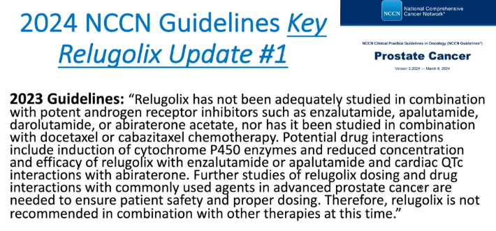 urotoday's tweet photo. @NCCN 2024 #ProstateCancer Guidelines Update: #Relugolix gains prominence in treating #mCSPC. @RKSayyid @USC &amp; @zklaassen_md @gacancercenter explore significant updates in this space. #WatchNow on UroToday > https://t.co/zzqKXVwF8l https://t.co/CMPKZHkB3L