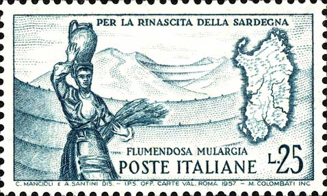 Siamo tornati e, come ogni mercoledì, torna anche #francostorie!

Il francobollo di oggi ci porta in Sardegna. Fu emesso per celebrare la realizzazione di nuovi impiani idroelettrici, che si sarebbero dovuti realizzare del fiume Flumendosa (centro-sud dell'Isola)😉