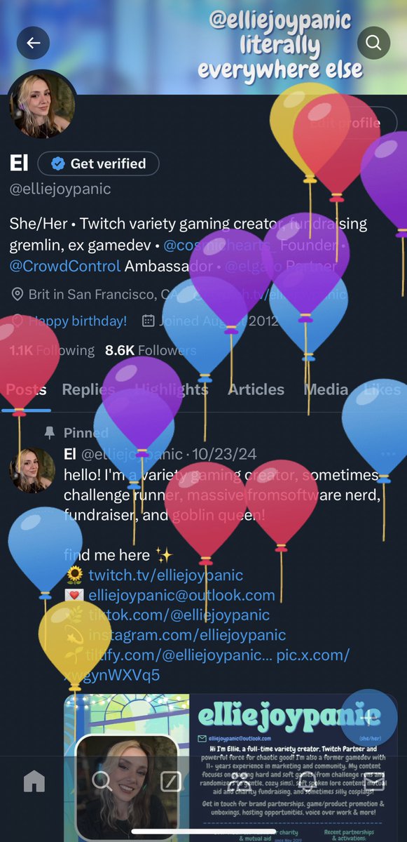 Happy birthday to me for my gift please go make a Blue🦋sky account cause fuck this place 🎈🎈🎈