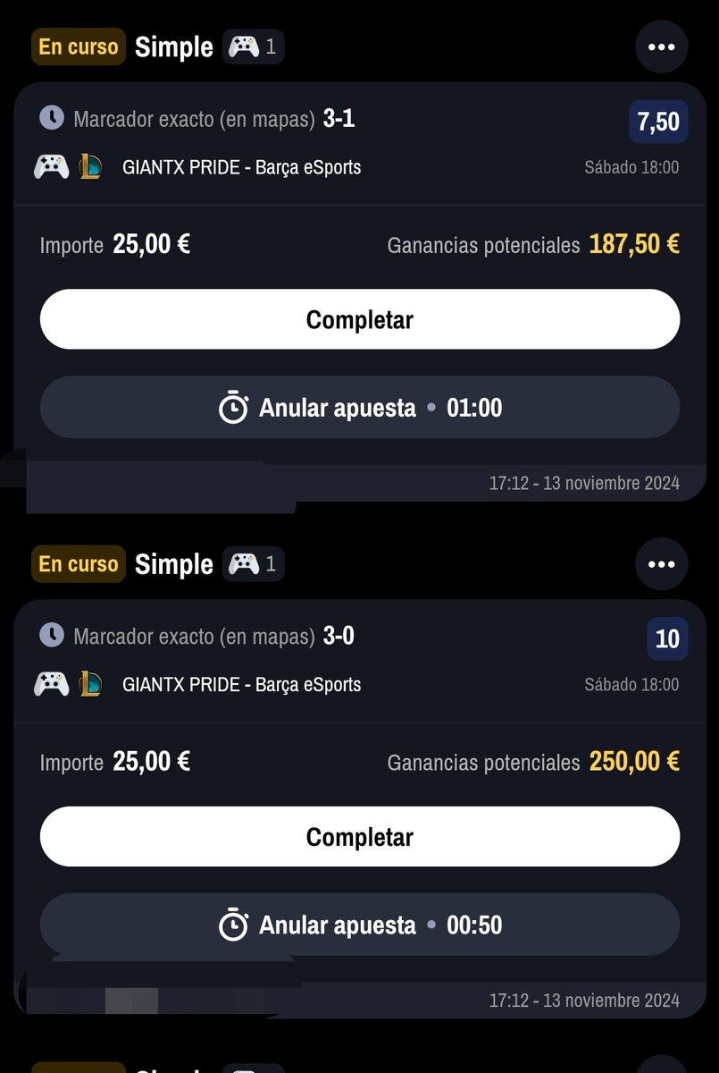 LOL_Balian's tweet photo. 🧐Justo ayer comento que cuidado con los stakes en los torneos de pretemporada y hoy me ponen la peor línea que recuerdo en un partido de LOL.

Sigo manteniendo lo que dije, pero aquí me he visto obligado a entrar algo más fuerte.

Si fuera un partido de PlayOffs, metería max bet, no os voy a engañar.

#LeagueofLegends #bettingtips #FreeBet