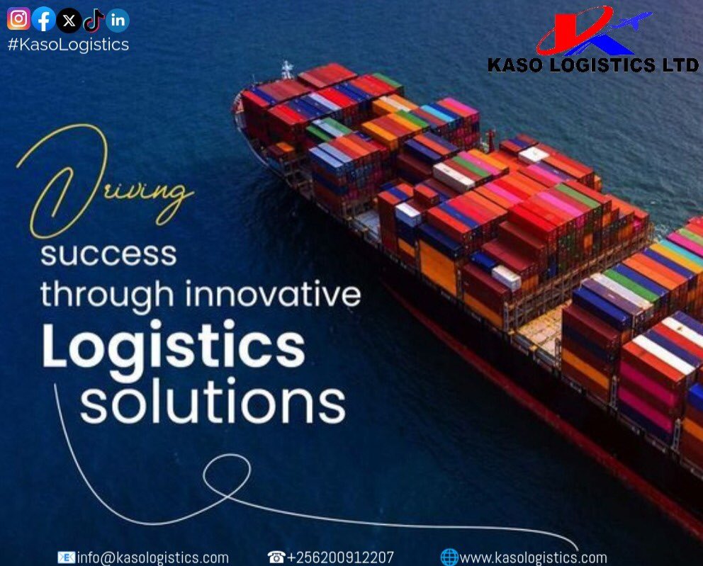 kaso_logistics's tweet photo. In a world that demands speed and accuracy, innovative logistics is the silent force behind every successful business. Get in touch with us ; ๐https://t.co/QSYwLqwz5W.
#KasoLogistics #LogisticsCompany #CustomsClearance #InnovativeLogisticsSolutions https://t.co/8TEZP5qlPf