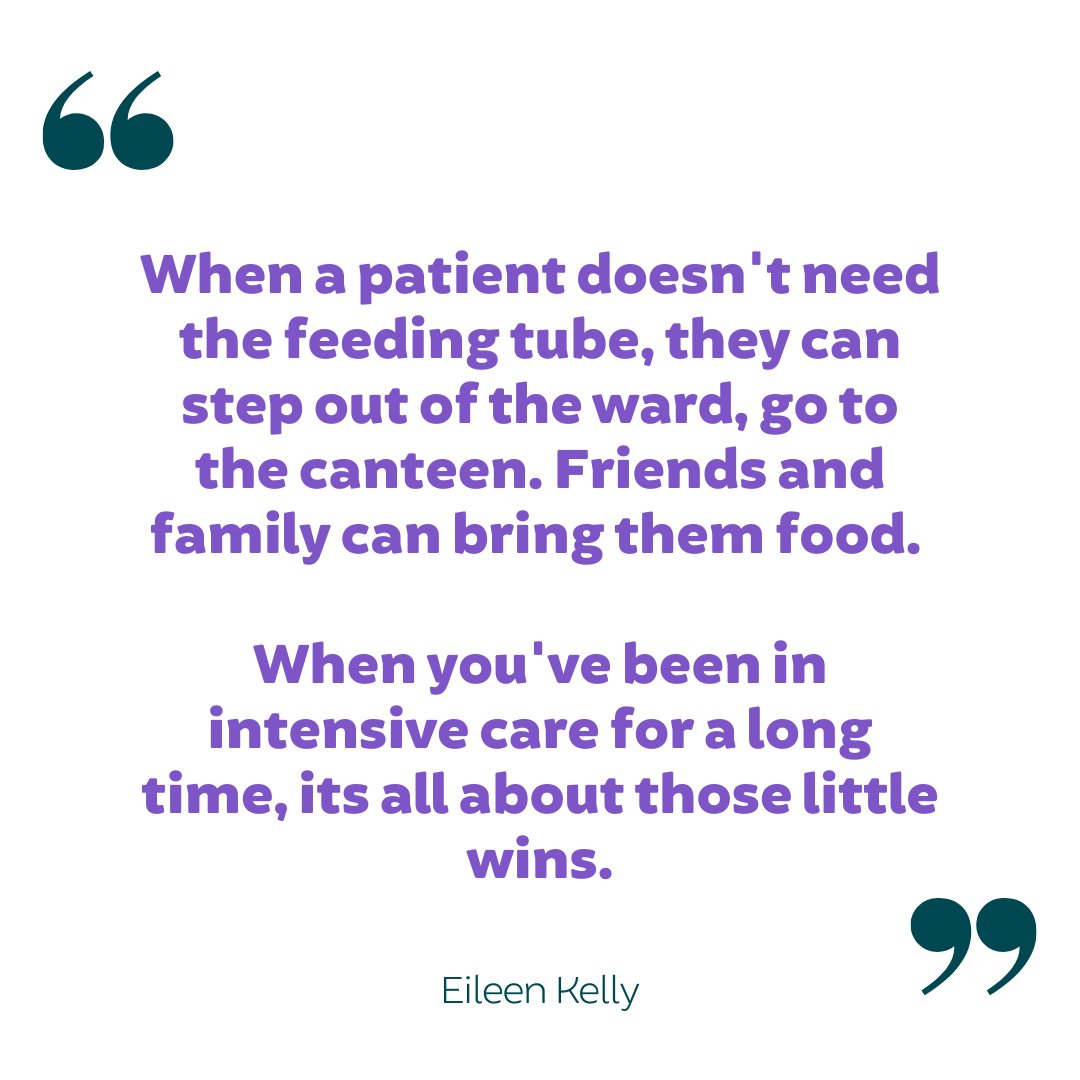 Eileen Kelly <a href="/EileenKellySLT/">Eileen</a> is as a speech and language therapist at The Royal London Hospital. Through her Barts Charity Fellowship Eileen wants to find out if a treatment that uses electrical impulses to stimulate muscles could help with swallowing.

If successful, the