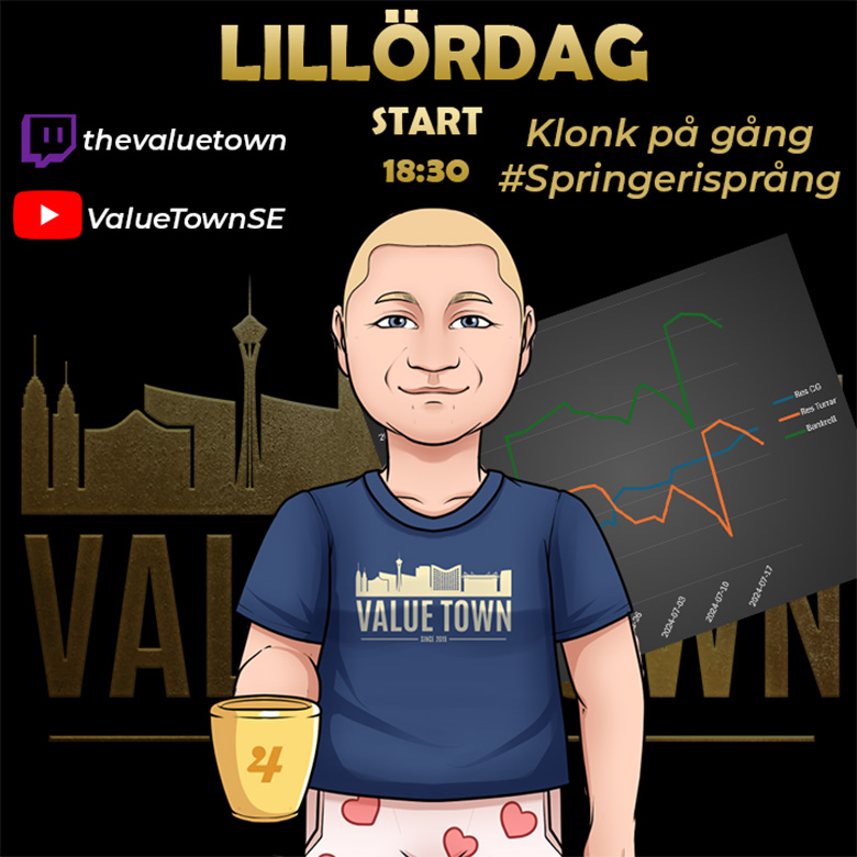 ValueTownSE's tweet photo. PokervändarONSDAG!

Råttet är mågat, däcken bytta och Unibetproblemet löst. Det är dags för en redig vändning i onlinepokerns värld och givetvis kör jag en mysig onsdagsstream. 
Vi ses 18.30!

Twitch: https://t.co/MfUw8m7VRW
YouTube: https://t.co/i7s4lFHxRQ https://t.co/VCHJmB3FHn