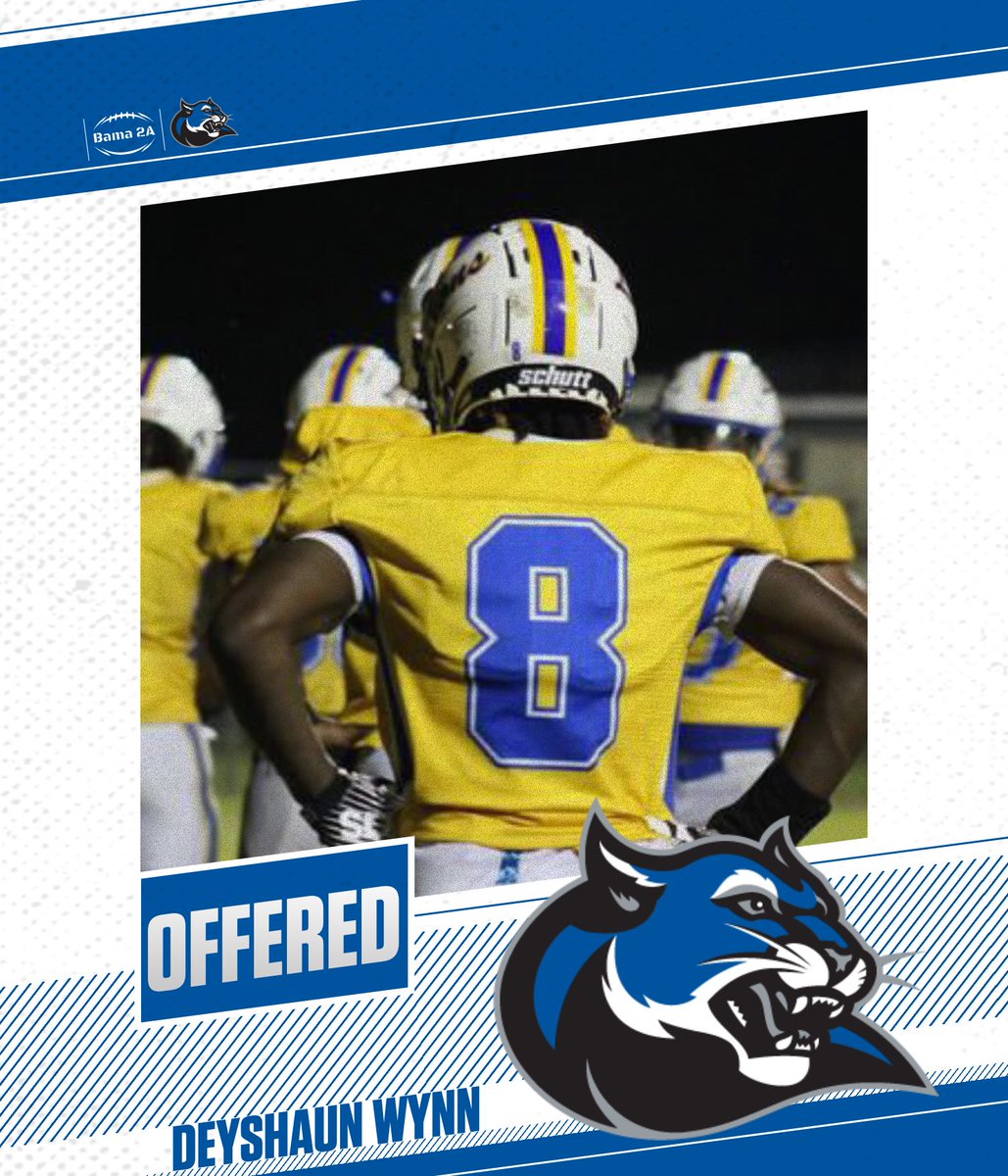 Congratulations to <a href="/deyshaunwynn2/">Deyshaun Wynn</a>❗️
He was offered by <a href="/CSCwildcatsFB/">Culver Football</a>❗️