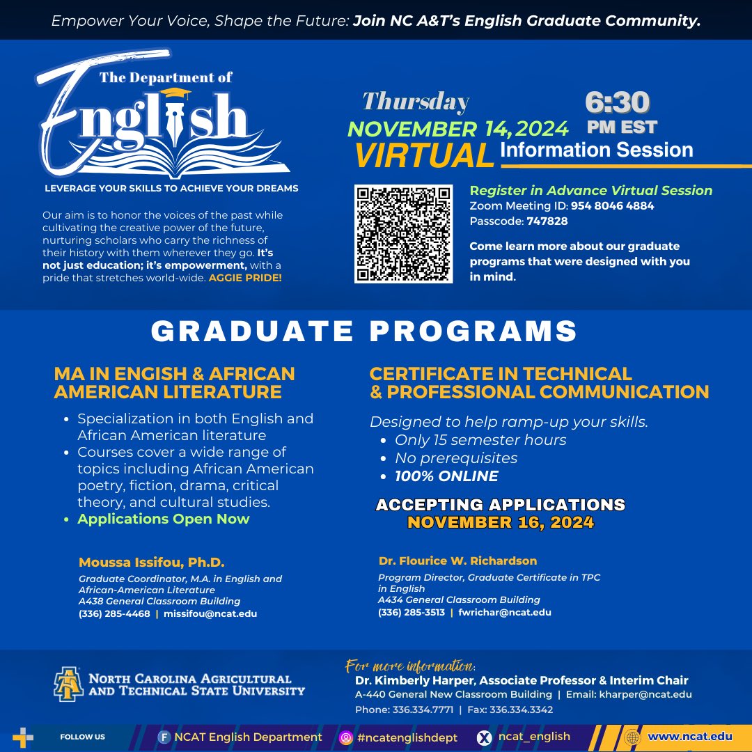 NCAT English Dept. tweet media