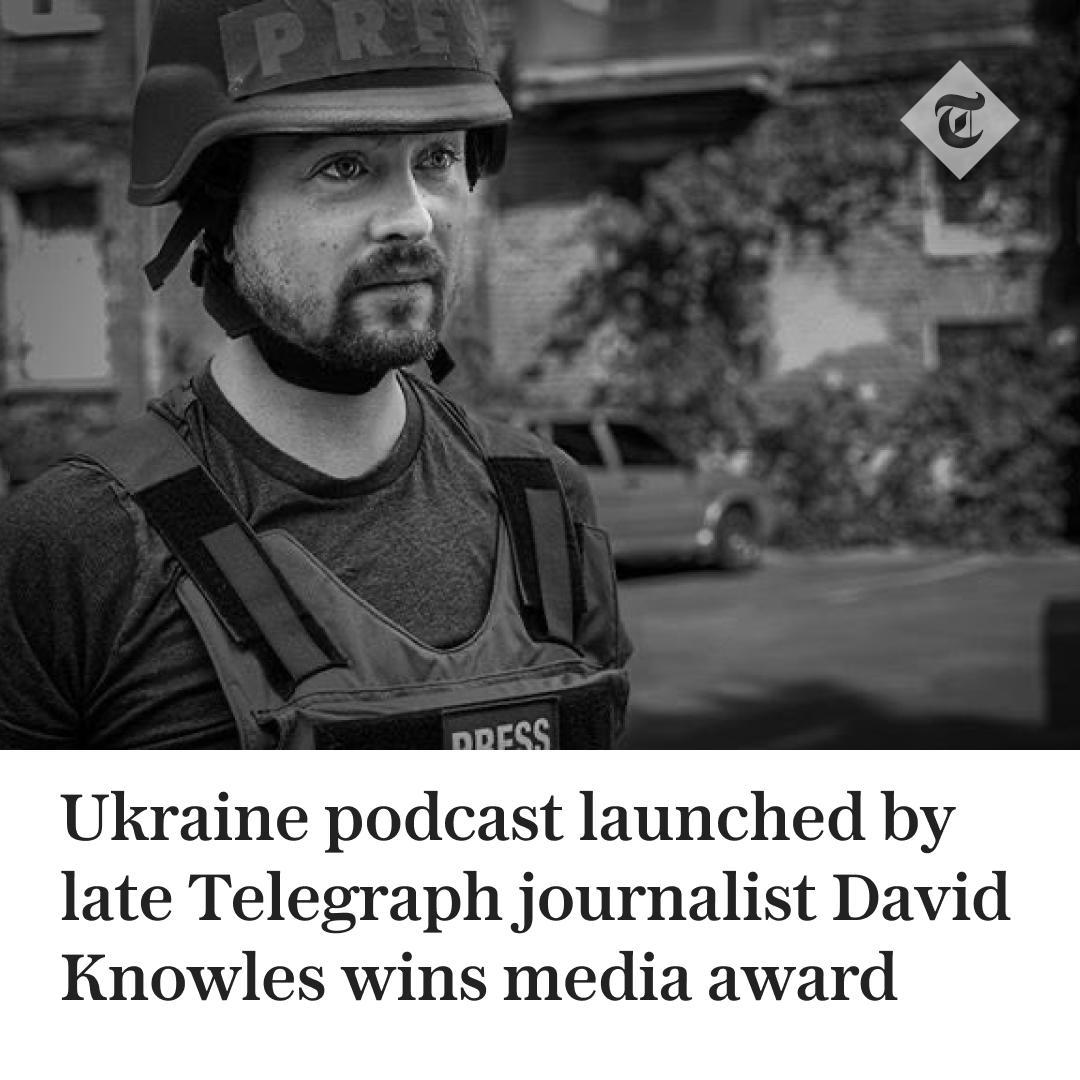 🎙️The Telegraph’s Ukraine: The Latest podcast, launched by the late David Knowles, has won a leading media award.

Find out more here ⬇️
telegraph.co.uk/news/2024/11/1…