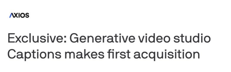 Fun fact:  more than 10% of the Captions team are former founders. Inspired by folks before me, I’m personally focused on increasing this. 

Excited to welcome both Drew and Will. More below in <a href="/gmharhar/">Gaurav Misra</a>’s update 👇