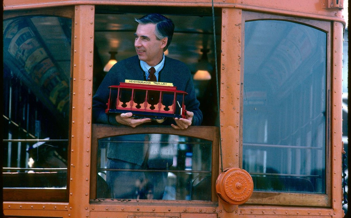 PATrolleyMuseum's tweet photo. Did you know today is #WorldKindnessDay as well as @wqed’s #CardiganDay?
These two holidays are the perfect way to remember and honor the legacy of Fred Rogers, who taught us the power of kindness, empathy, and understanding. (1/2) https://t.co/hptuDSI7xg