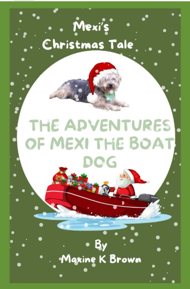 maxinekbrown's tweet photo. Here is the QR code for Mexi’s Christmas Tale. Available from Amazon in paperback &amp; kindle. Audible coming soon. ➡️Swipe to the last picture. 
#childrensbooks #books #adventure #mexitheboatdog #theadventuresofmexitheboatdog #reading #christmas #bedtimestory https://t.co/STVeJVKN6Z