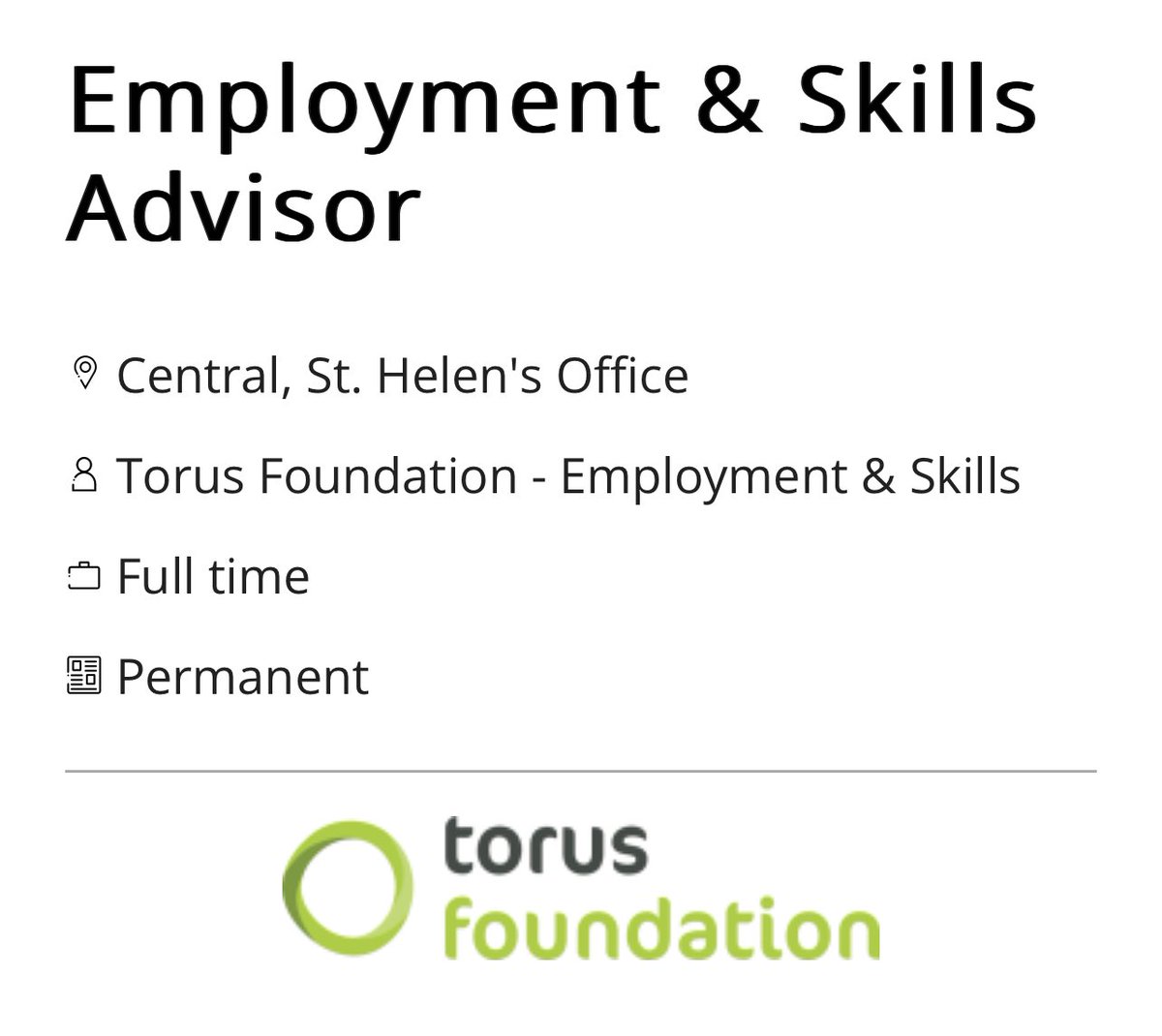 H&W Dave (@handw_dave) on Twitter photo New <a href="/TorusFoundation/">Torus Foundation</a> vacancy with the Employment and Skills team based in St Helens!! Fab opportunity!!
torus.livevacancies.co.uk/#/job/details/β¦ New <a href="/TorusFoundation/">Torus Foundation</a> vacancy with the Employment and Skills team based in St Helens!! Fab opportunity!!
torus.livevacancies.co.uk/#/job/details/β¦